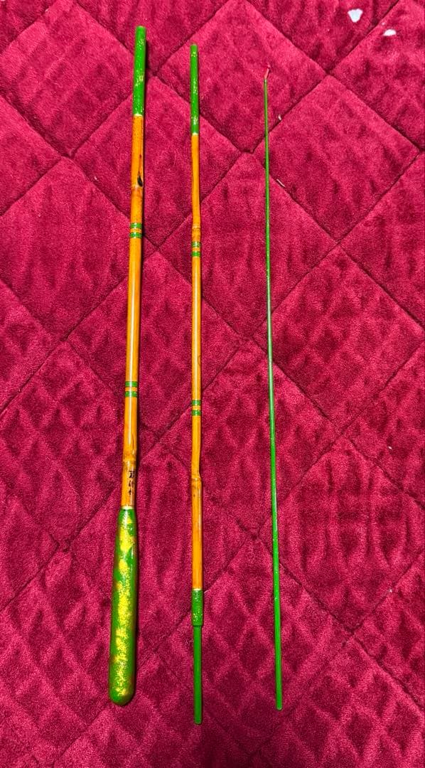 【一点限定】和竿 龍扇450 龍泉6尺 UDA木箱付き へら竿 竹竿 まとめ売り