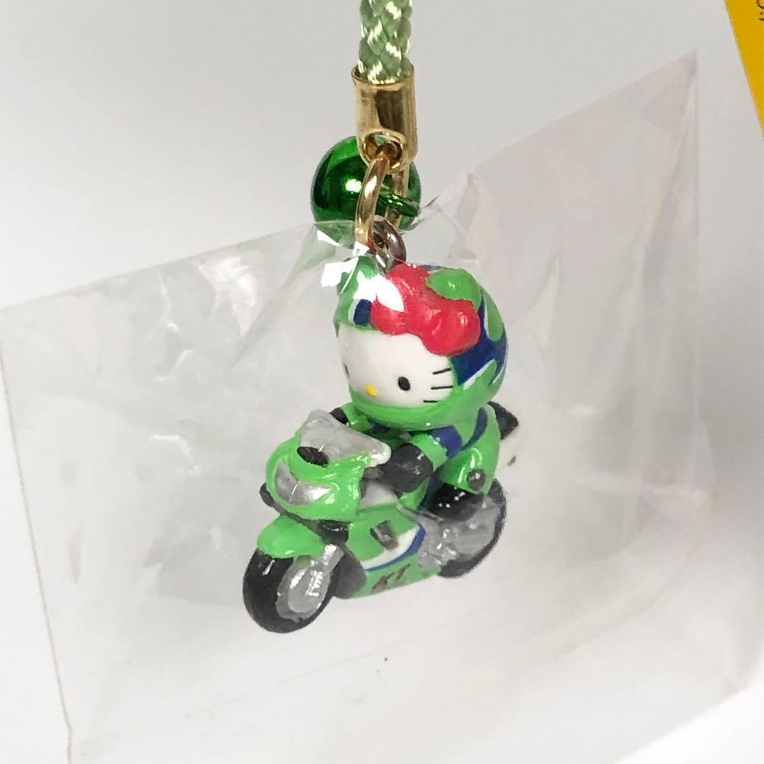 ハローキティ ストラップ サーキット限定 バイク グリーン Sanrio