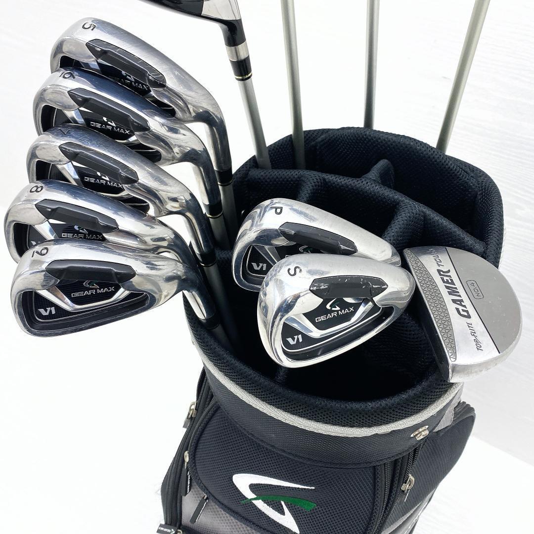 【初心者様推奨‼】 GEAR MAX メンズ ゴルフ クラブ 初心者 セット S