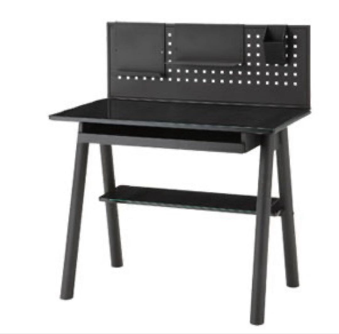 Argano デスク専用　バックパネル　AZK-BP-859BK 黒　ブラック