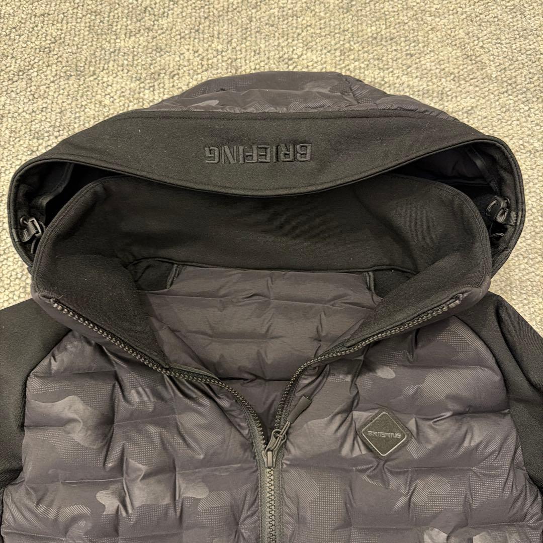 新品 ブリーフィング MEN’S HYBRID DOWN PARKA カモ L