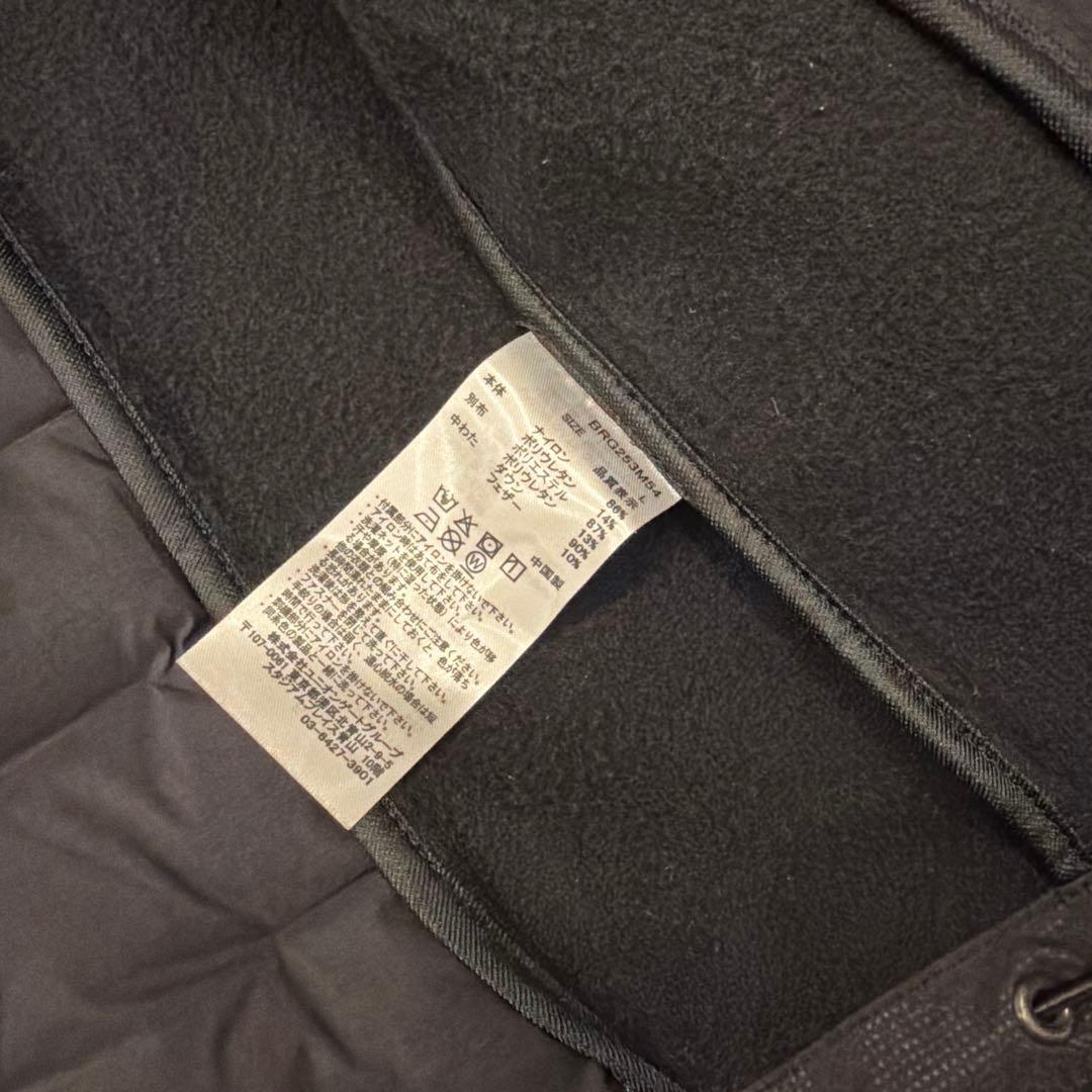 新品 ブリーフィング MEN’S HYBRID DOWN PARKA カモ L