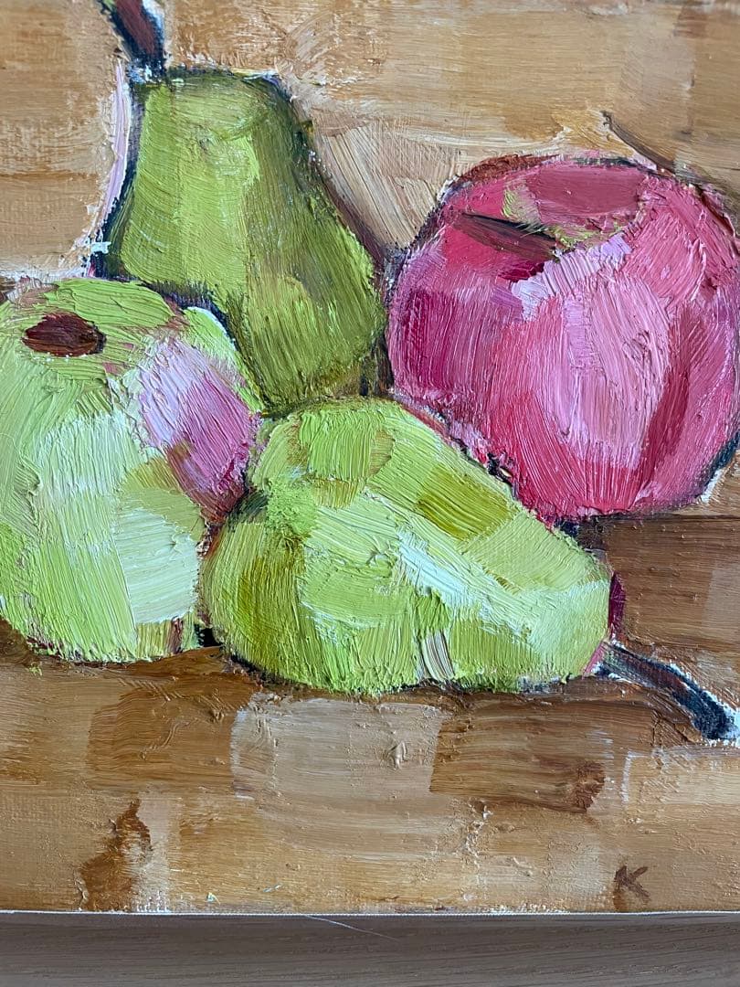 【ブリ】りんご 静物画