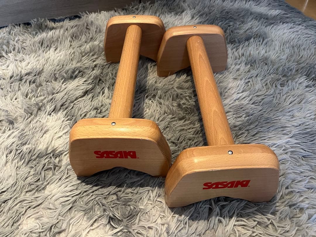 SASAKI 木製 プッシュアップバー　倒立バー