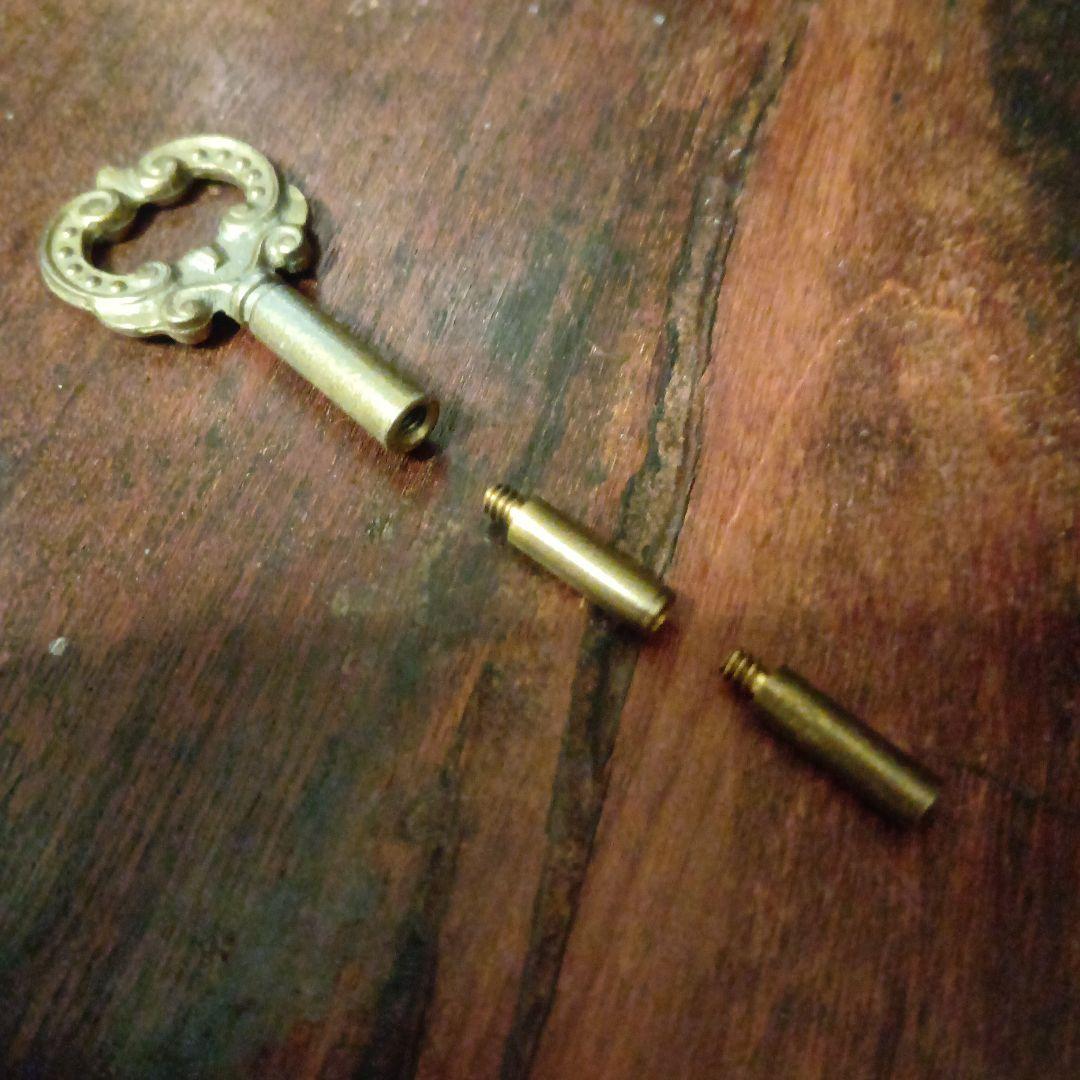 希少アメリカ製アンティーク キー4本セット☆馬ブラス鍵　真鍮