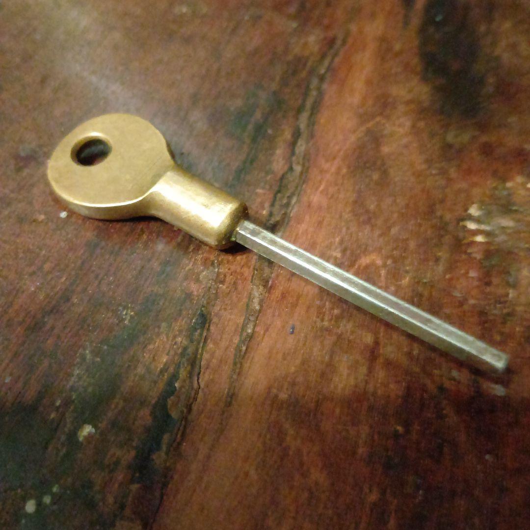 希少アメリカ製アンティーク キー4本セット☆馬ブラス鍵　真鍮