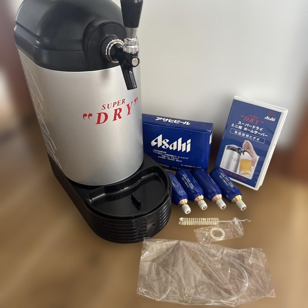 アサヒスーパードライ ミニ樽 ポータブルビールサーバー NBS-101