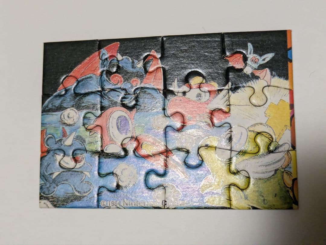 任天堂　ファミコン　当時物　ジグソーパズル　ミニ　12ピース　昭和レトロ