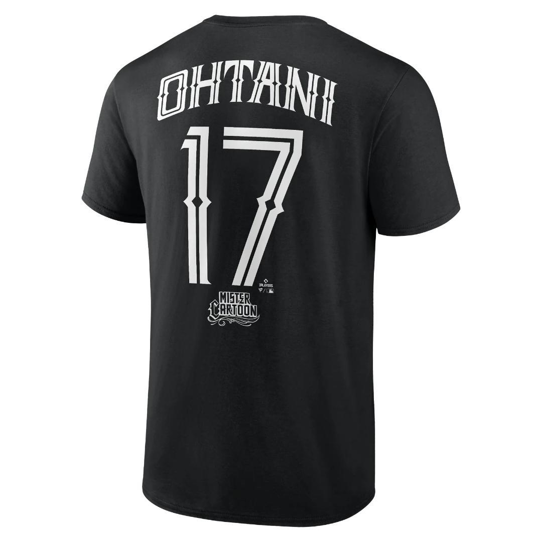 MR CARTOON DODGERS SHOHEI OHTANI TEE 黒