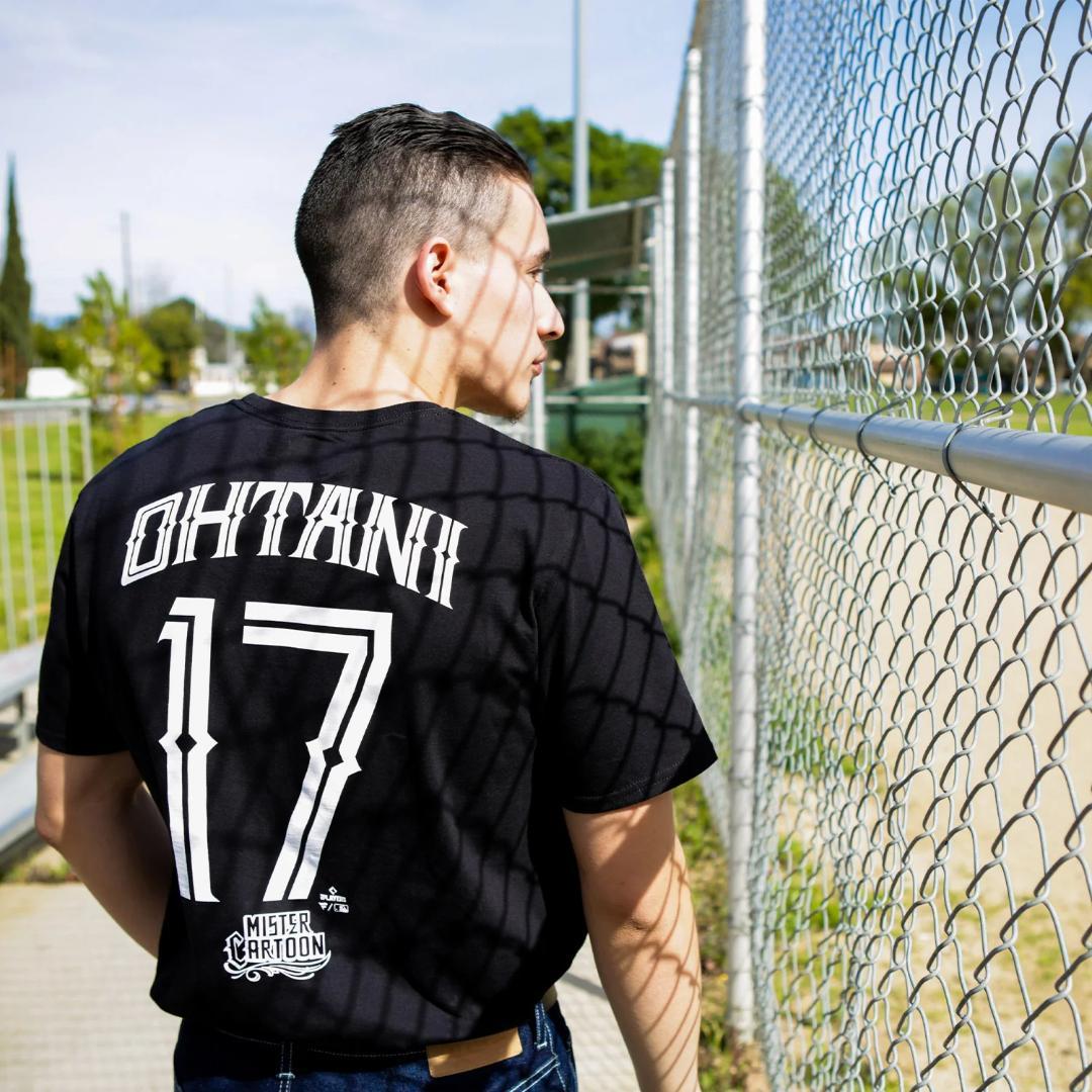 MR CARTOON DODGERS SHOHEI OHTANI TEE 黒