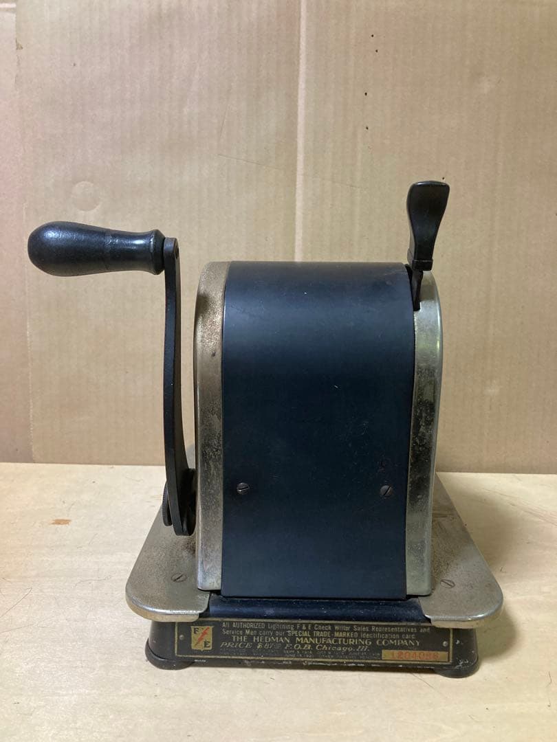 アンティーク　チェックライター アメリカ　男前インテリア　インダストリアル