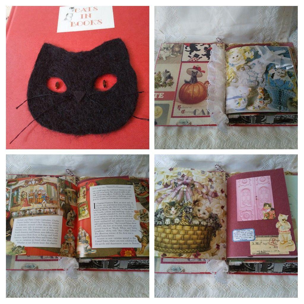 ジャンクジャーナル　猫ちゃん　洋書　フェルティングニードル