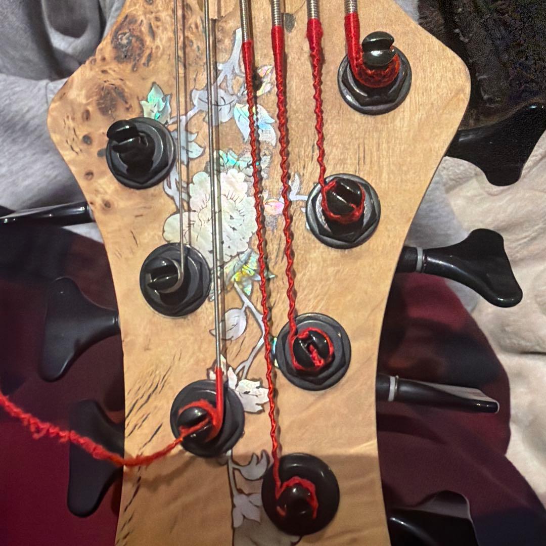 ７弦ベース インレイ特注ベース アントニオ工房