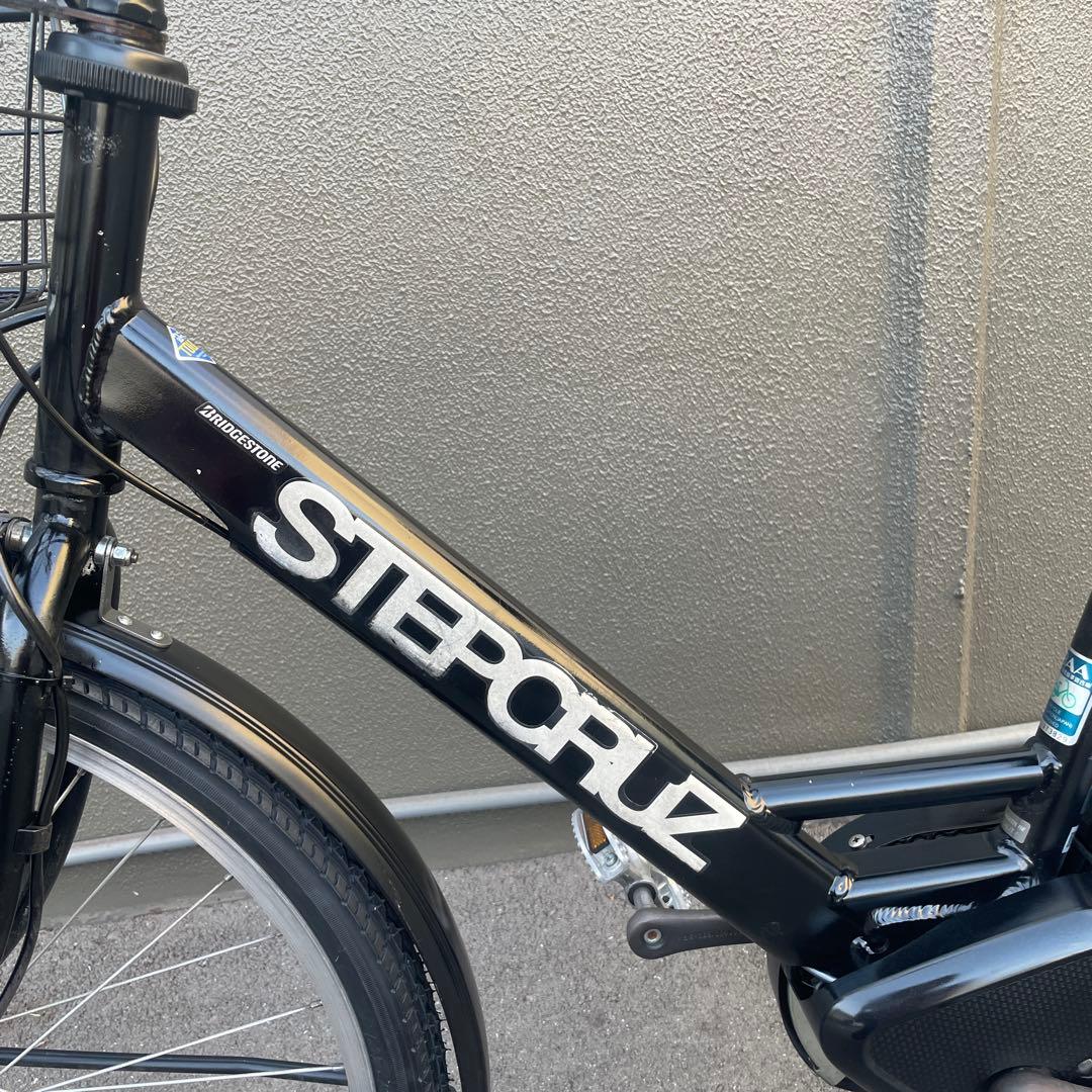 ブリヂストン電動アシスト自転車26インチ 12.3Ah ブラック