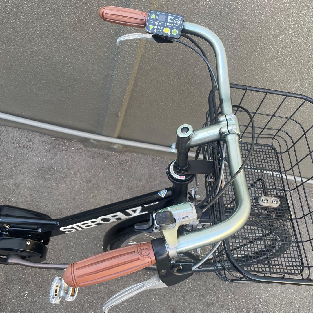 ブリヂストン電動アシスト自転車26インチ 12.3Ah ブラック