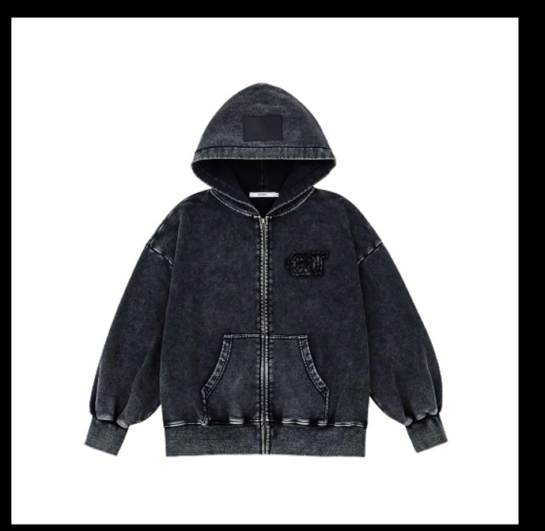 Lサイズ　&TEAM ATB ZIPUP HOODIE ジップアップ パーカー