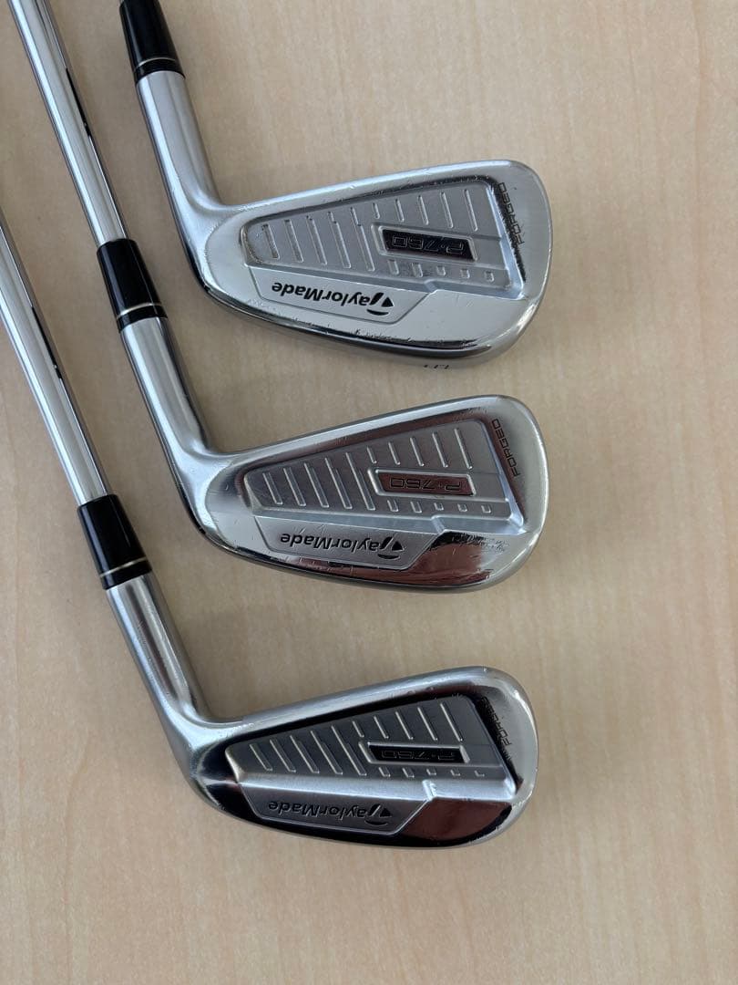 2025年賞金王モデル　テーラーメイド P760 アイアンセット 5-P 6本