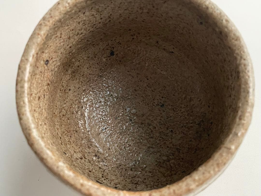 陶芸家　テーラー　上口愚朗　雲谷斎　筒茶碗　抹茶碗　箱なし