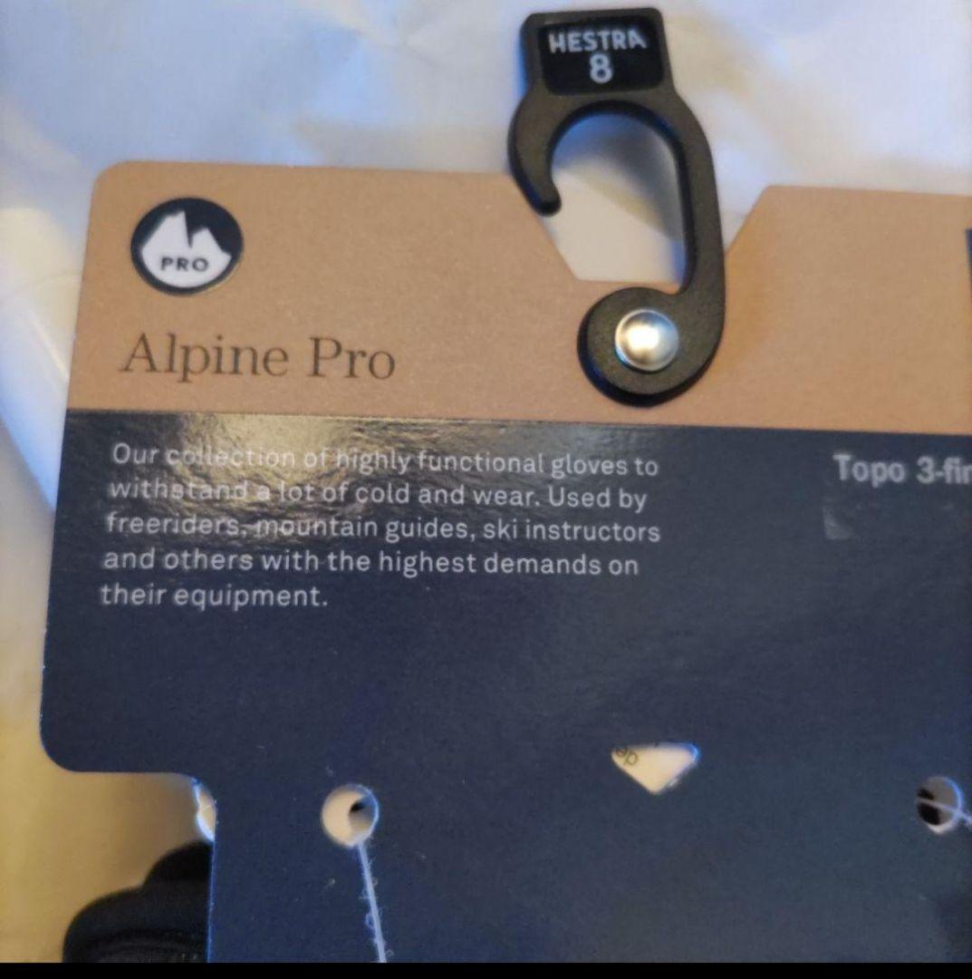 a 値下げ‼️新品タグ付き HESTRA TOPO 3-FINGER サイズ8