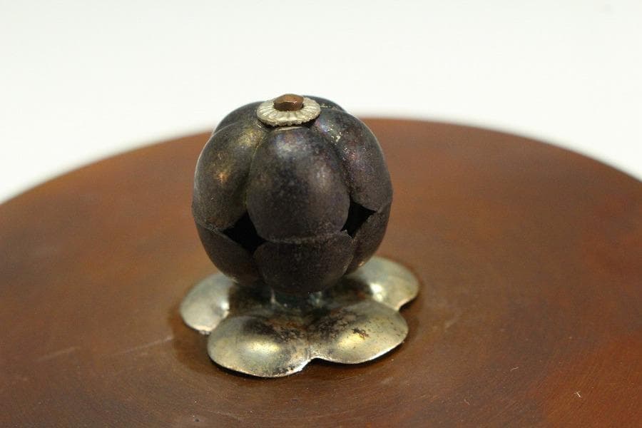 龍文堂 霰肌 金銀象嵌 鉄瓶 未使用(K-XA911)