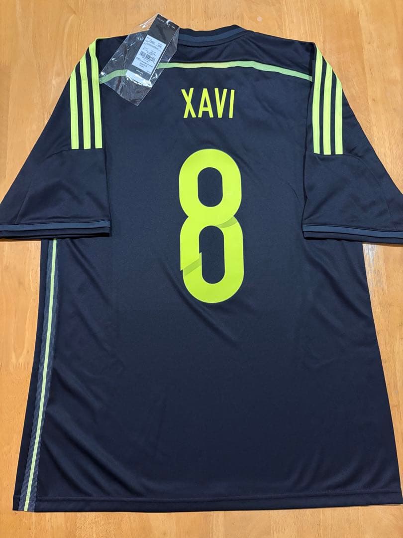 超希少 正規品 新品 スペイン代表 アウェイ 14/15 シャビ XOサイズ