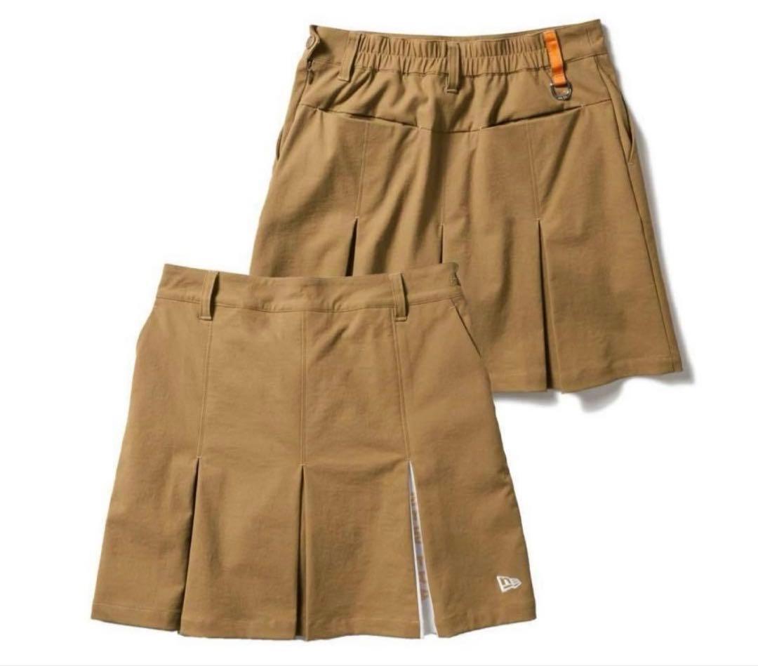 NEW ERA ゴルフ　プリーツ　スカート ベージュ　M