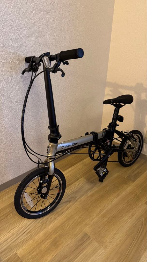 DAHON ( ダホン ) K3 シャンパン　折りたたみ自転車ペダル輪行袋付き
