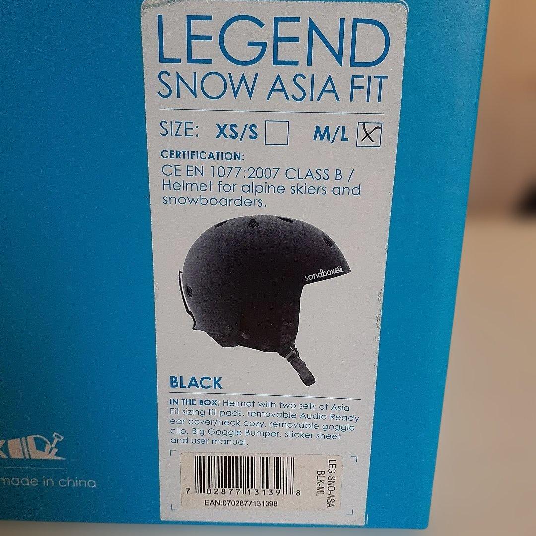 sandbox LEGEND  ASIA FIT ヘルメットM/L