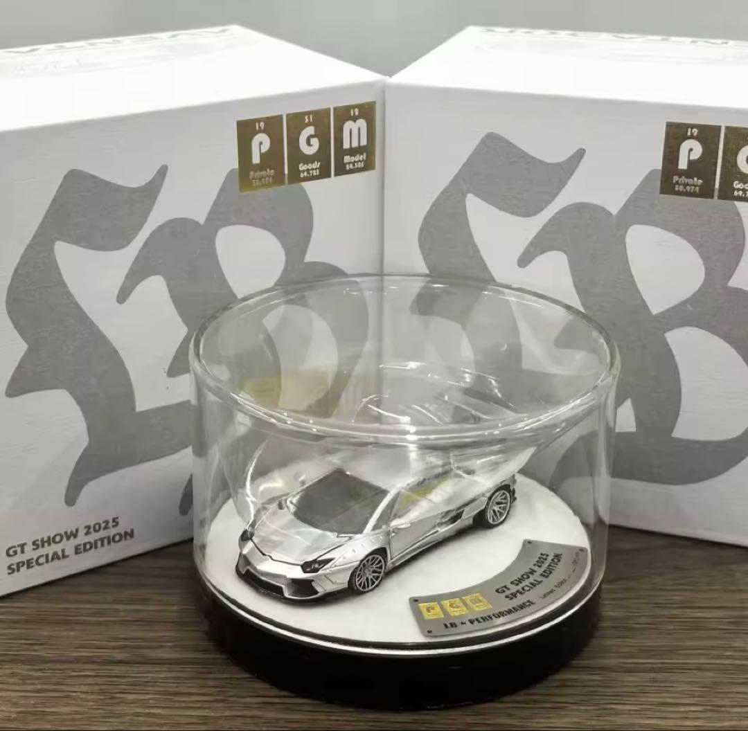 ランボルギーニアベンタドール　LBWK 1/64ミニカーGTショー2025限定品