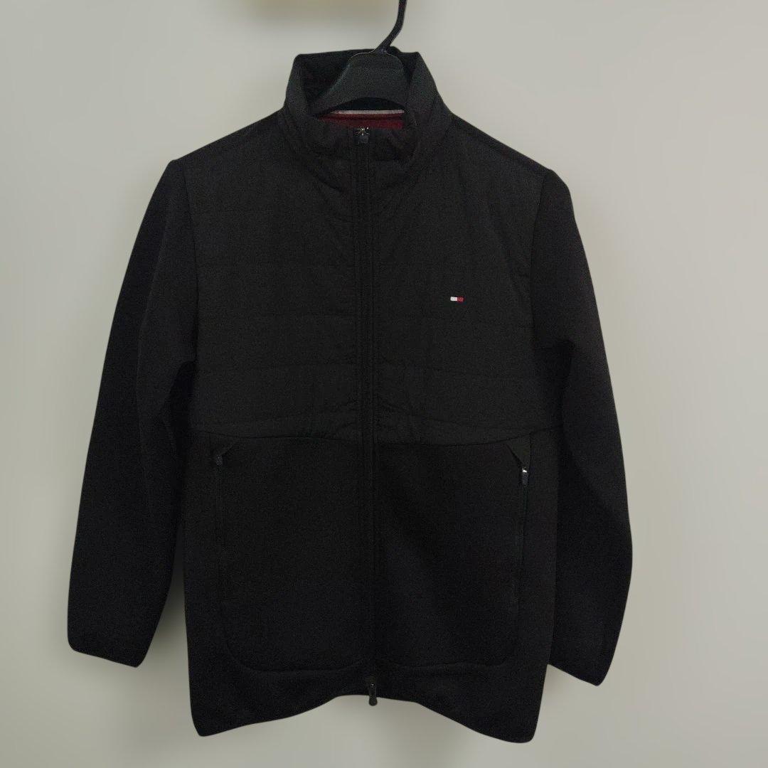 未使用 トミーヒルフィガー ゴルフ メンズ 中綿ジャケット Mサイズ 黒