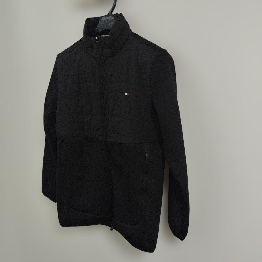 未使用 トミーヒルフィガー ゴルフ メンズ 中綿ジャケット Mサイズ 黒