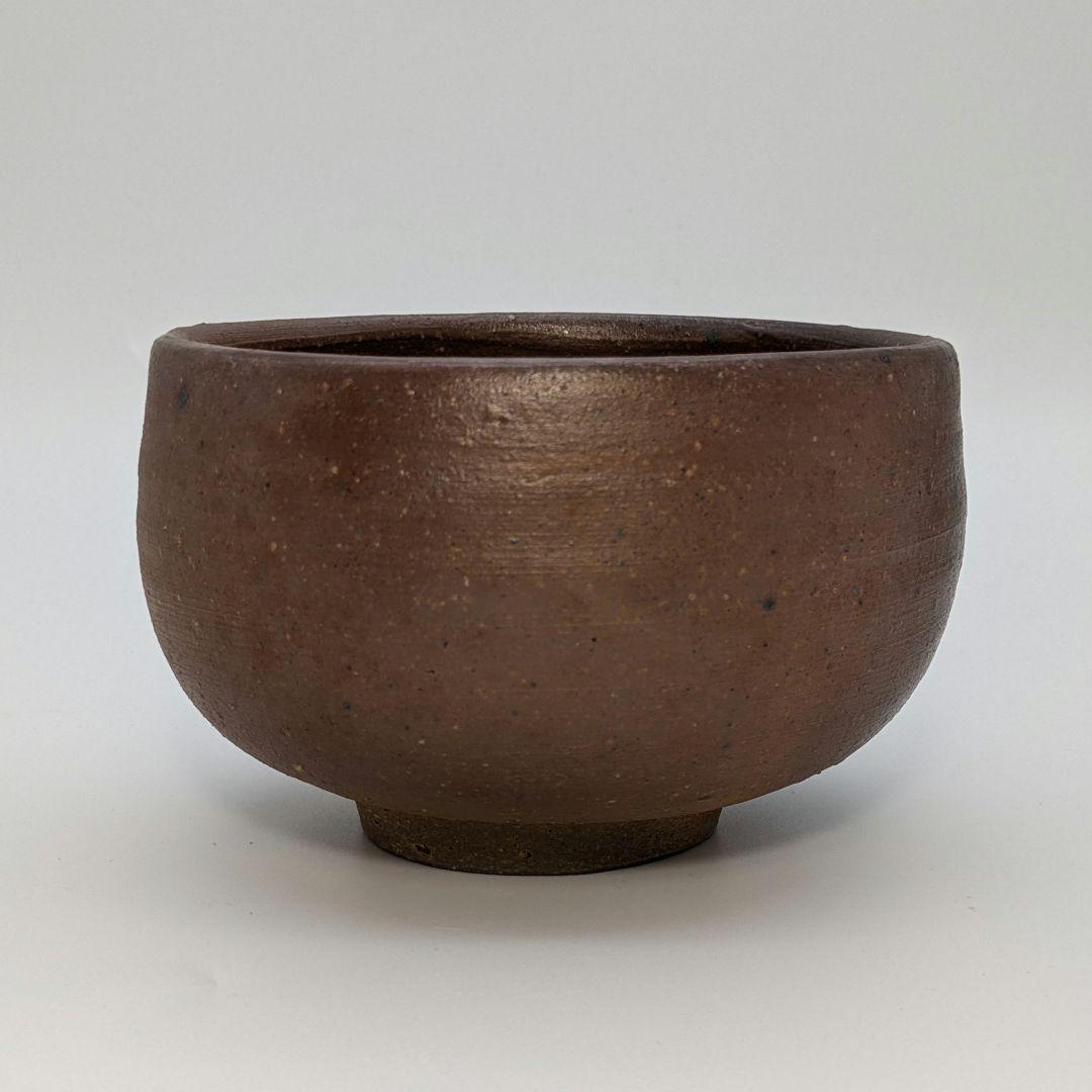 岡山県重要無形文化財 伊勢崎満 備前焼 茶盌 共箱栞 抹茶碗 抹茶茶碗 茶道具