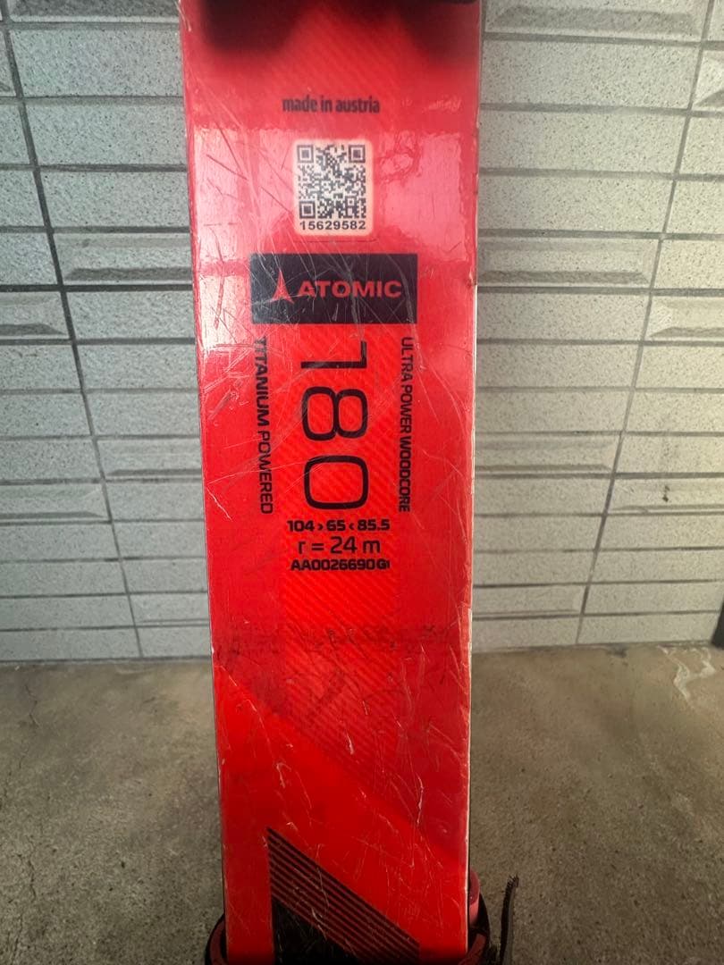 Atomicレッドスター G9 スキー 180cm 1日限定‼️大幅値下げ中‼️