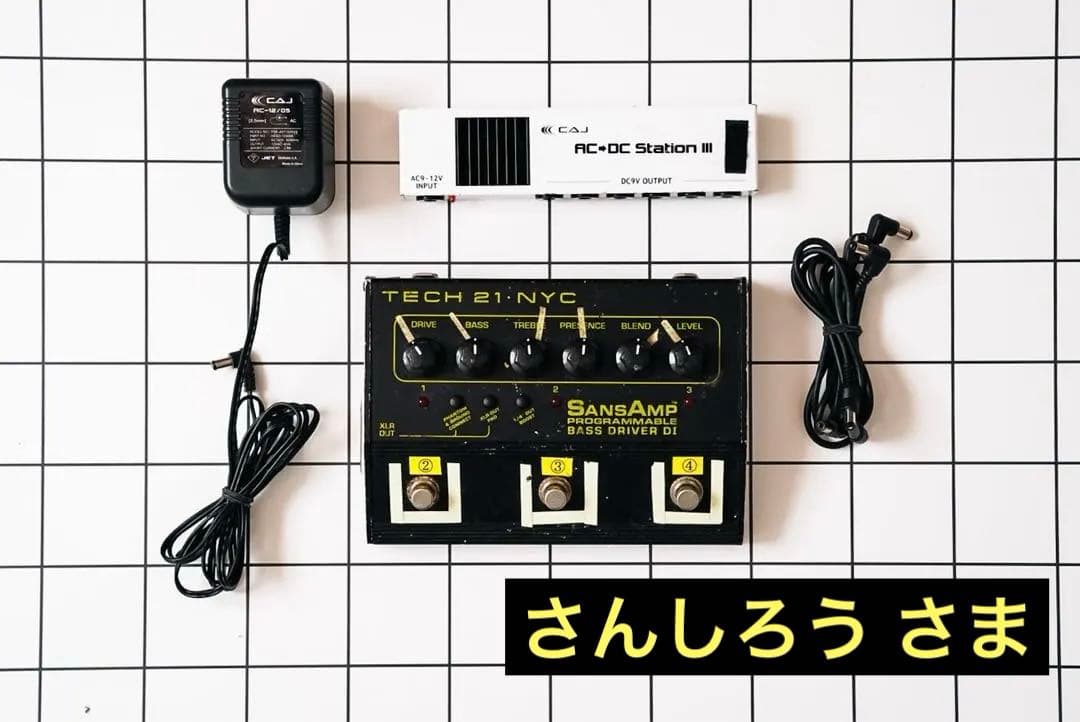 【おまけ付き】TECH 21 SansAmp サンズアンプ BASS DI