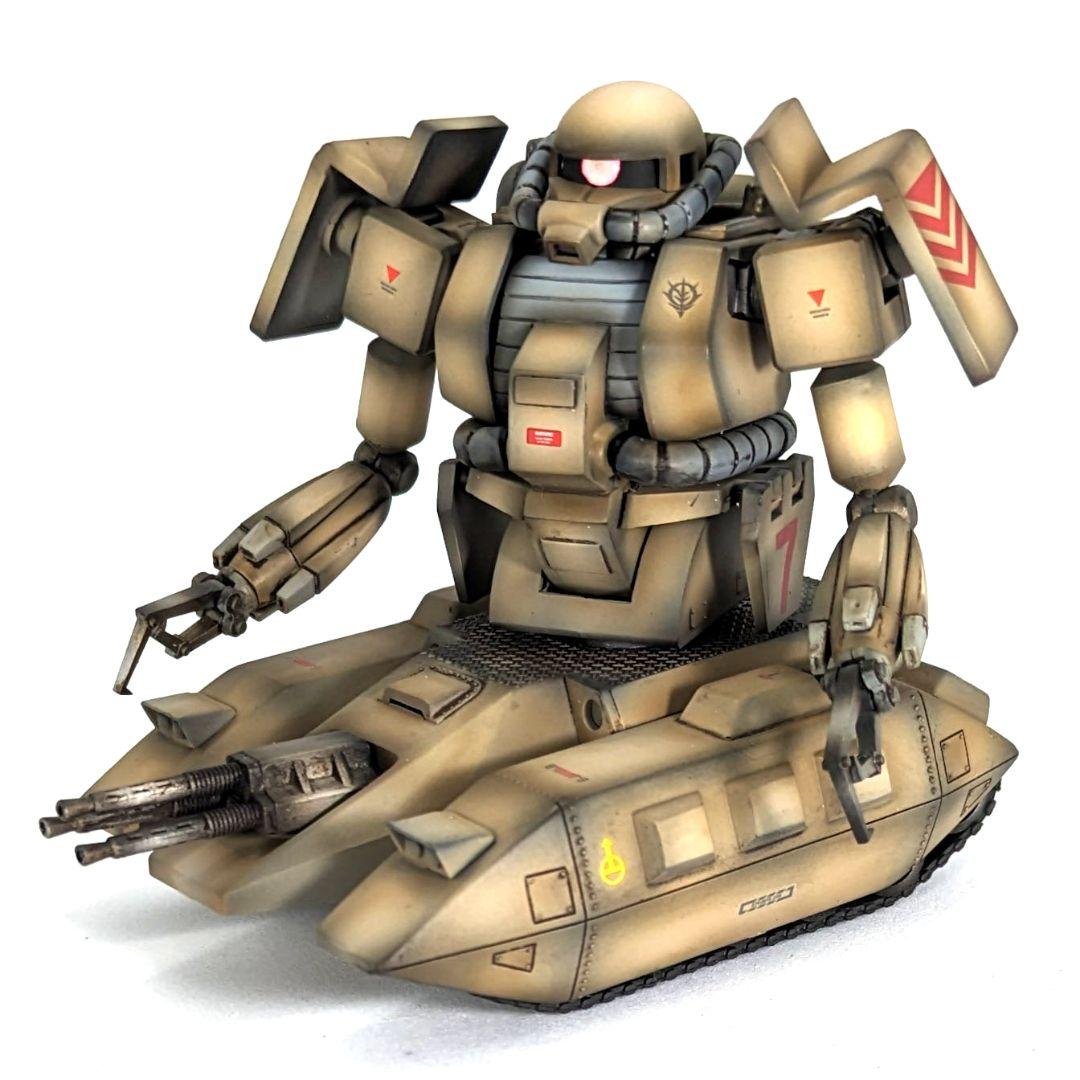 【予約注文】MS-06T ザクタンク　ガンプラ　ジャンク　組み立て済み