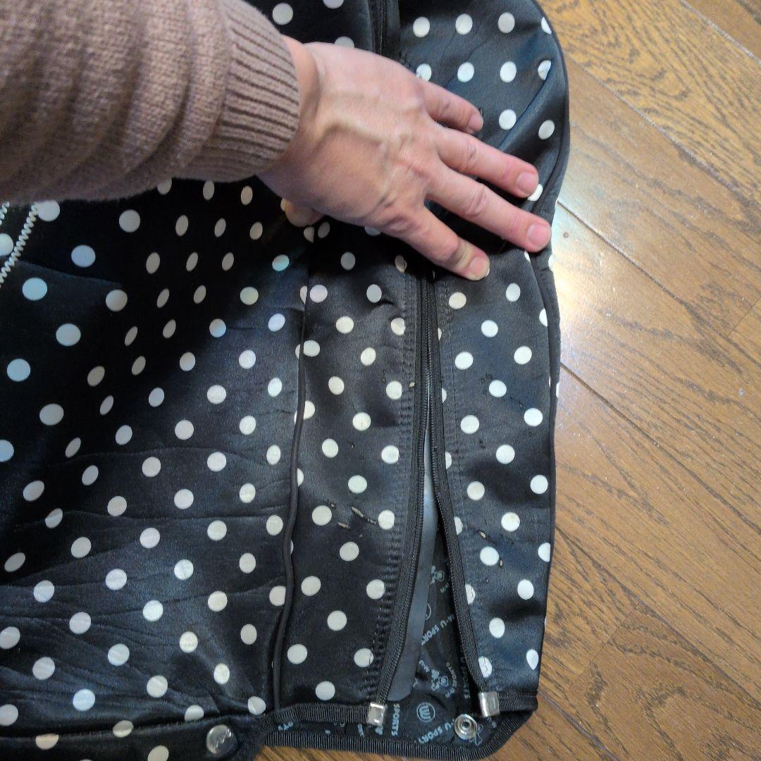 M・U SPORTS ドット柄キャディバッグ　キャスター付