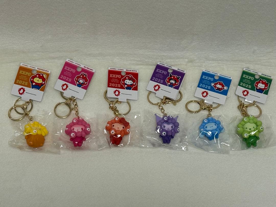 大阪関西万博公式ライセンス★推しカラー★ミャクミャク×サンリオキャラクター