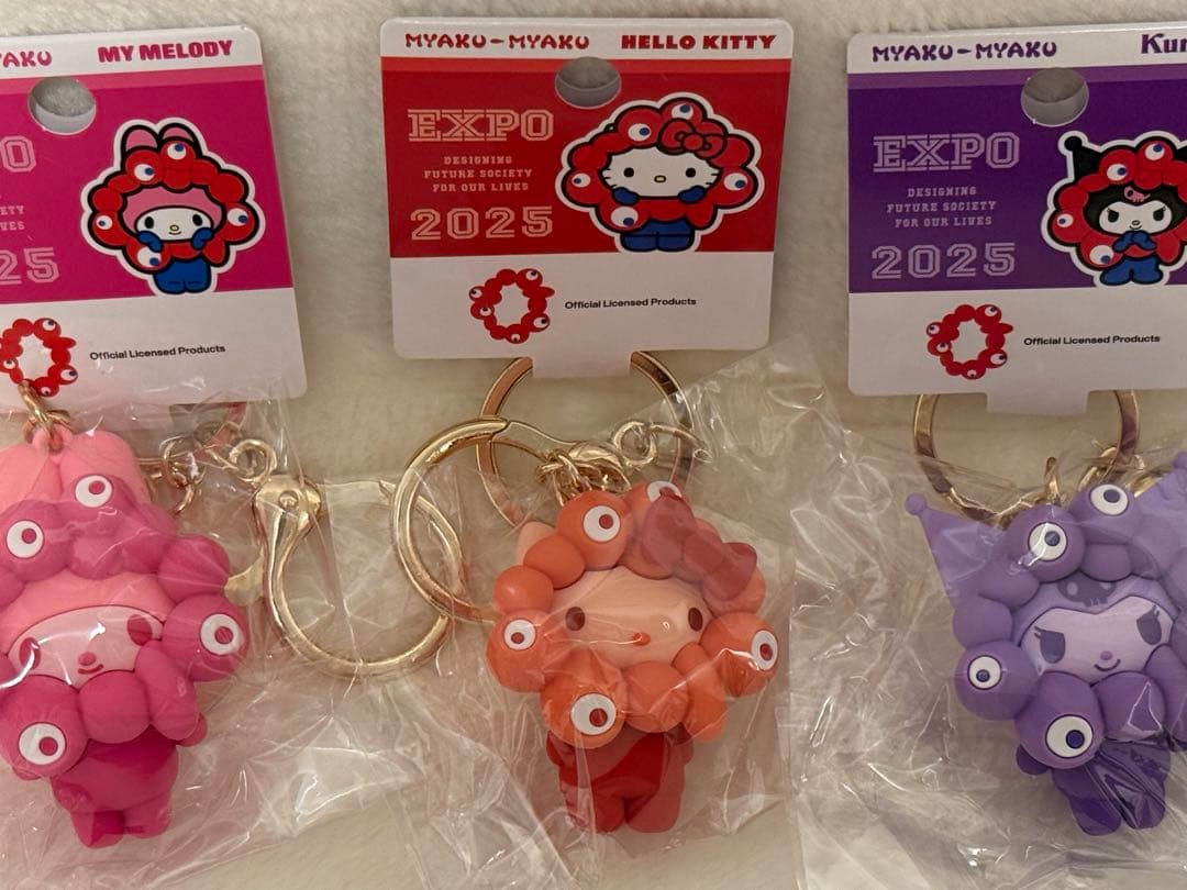 大阪関西万博公式ライセンス★推しカラー★ミャクミャク×サンリオキャラクター