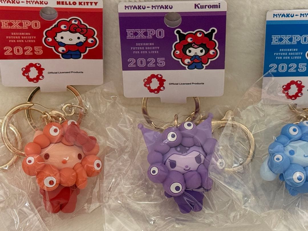 大阪関西万博公式ライセンス★推しカラー★ミャクミャク×サンリオキャラクター