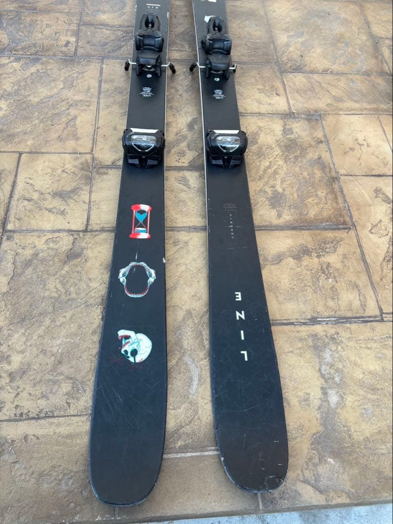LINE AIX スキー板 ビンディング付き