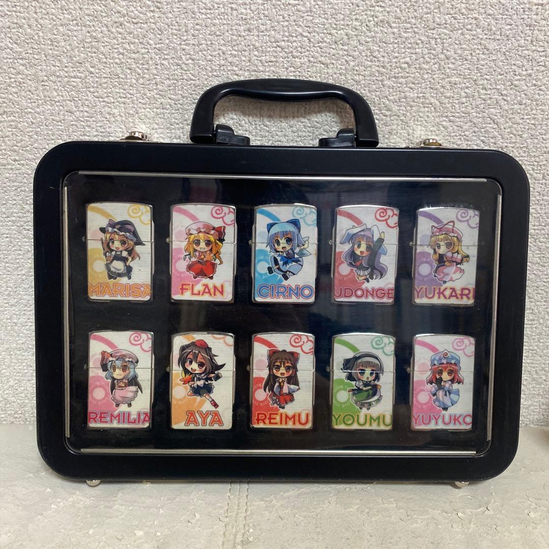 東方project 美少女　ミニキャラ　オイルライター　zippo 風　TG