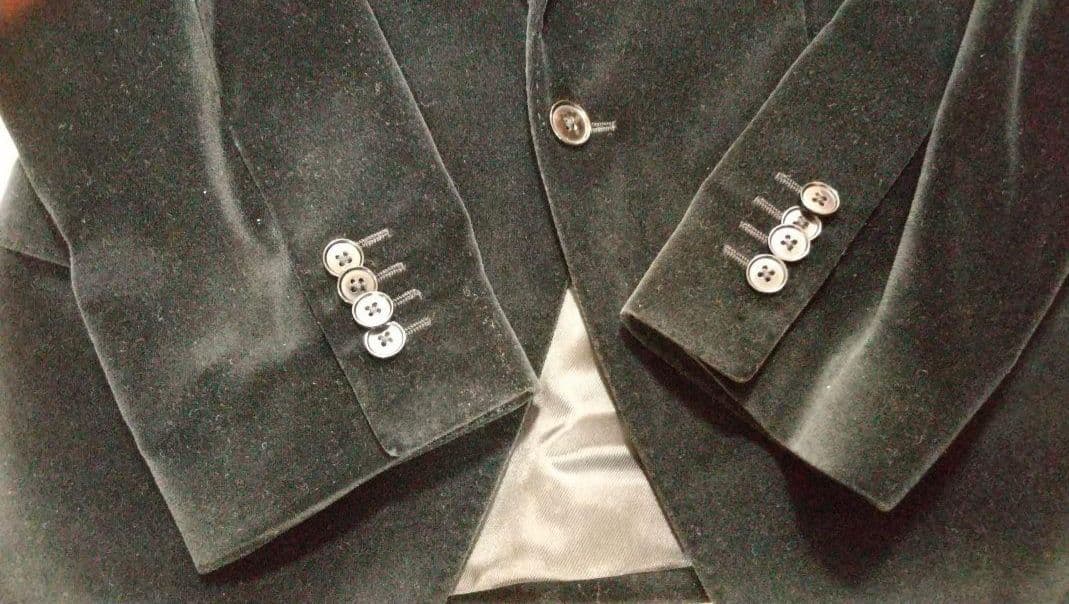 本物★ブラック★金プレート2006年モデル長渕剛ドルガバベロア1Bジャケット44