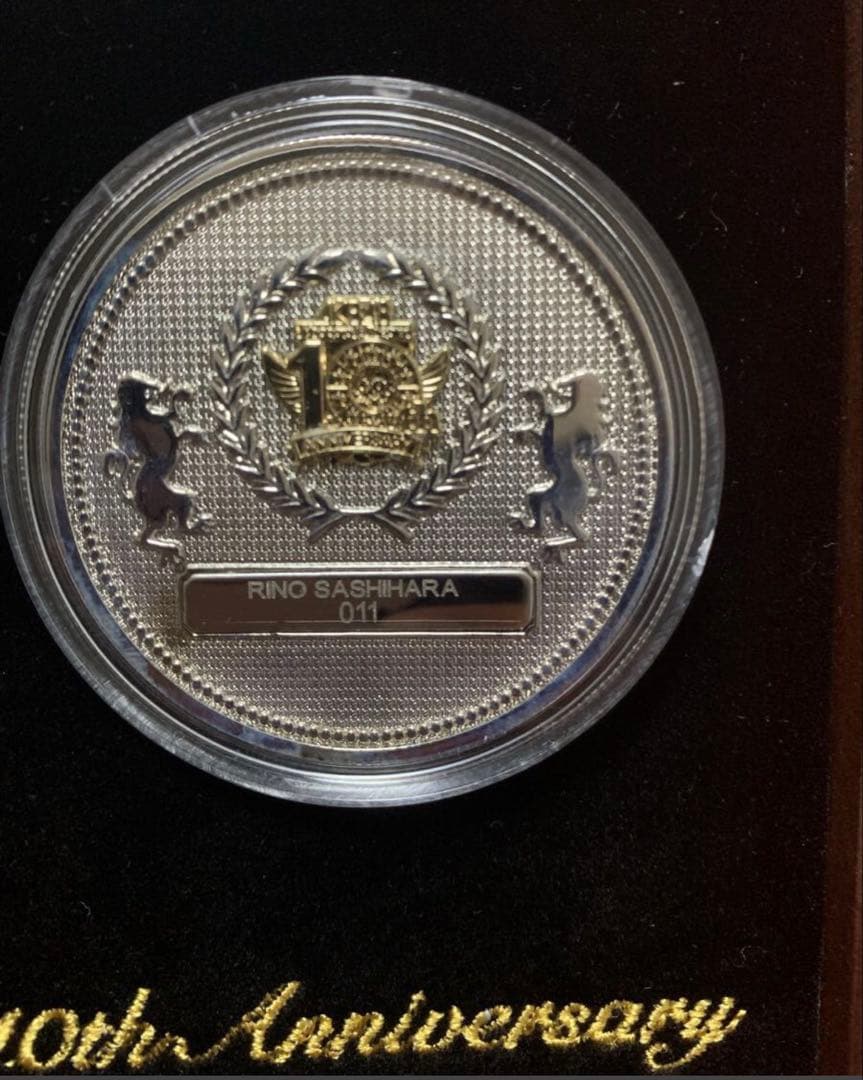 AKB48 10周年記念メダル&写真入りペンダント指原莉乃