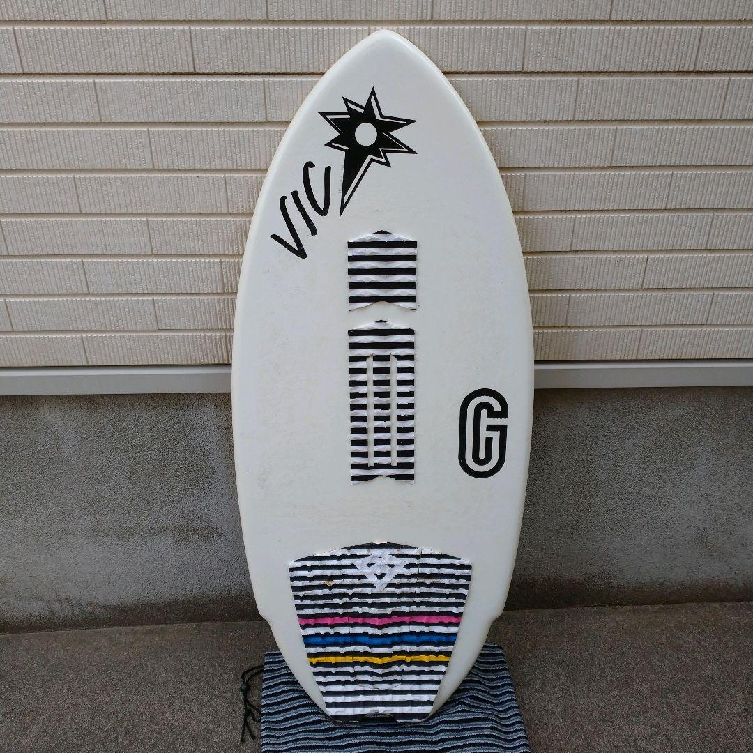 ビクトリア スキムボード グロメット ウイングフィッシュ ホワイト イエロー