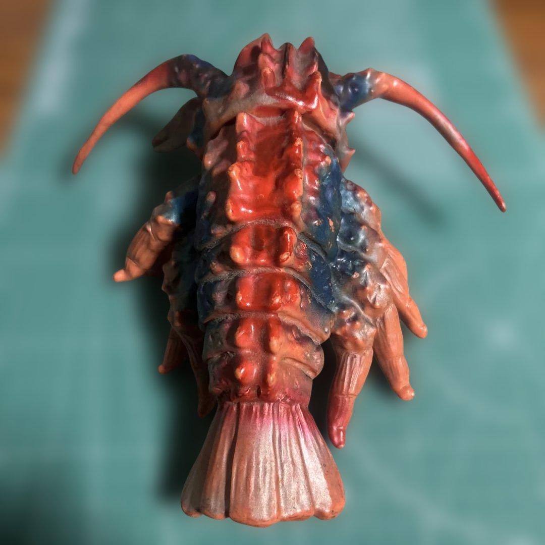 特撮フィギュア ￼エビラ、ゴジラ南海の大決闘マルサンスタンダードサイズ1期型￼