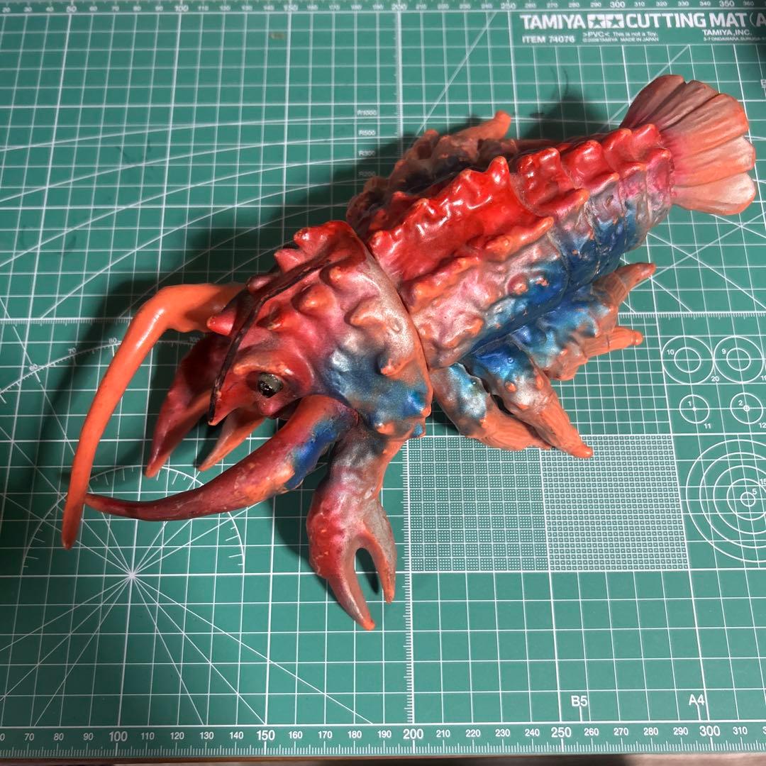 特撮フィギュア ￼エビラ、ゴジラ南海の大決闘マルサンスタンダードサイズ1期型￼