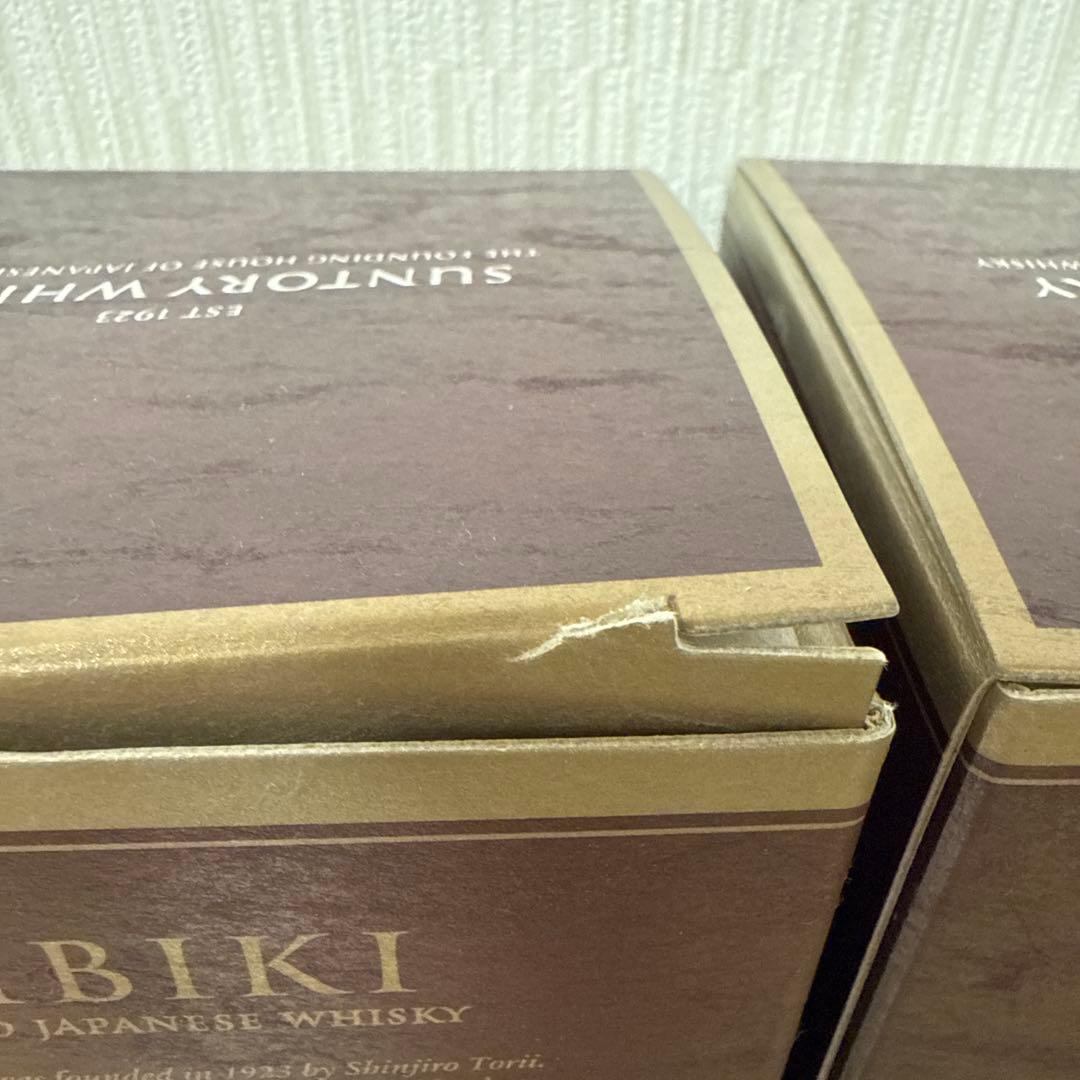 山崎18年　響21年　空瓶　未洗浄　化粧箱付き　4セット