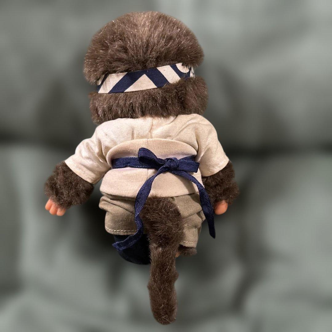 モンチッチ　ぬいぐるみ　魚屋さん