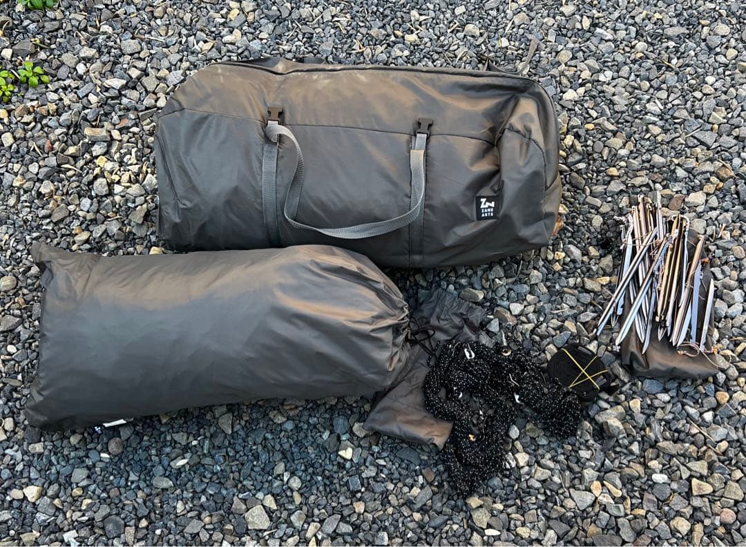 ゼインアーツ　ゼクーM PS003 美品　インナーテント、フロアマット、ペグ予備