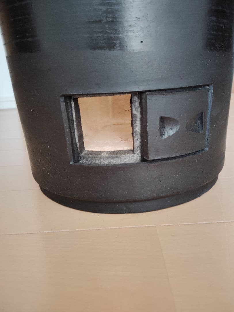 黒七輪　三河焼き　未使用